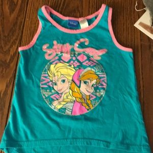 Girls disney frozen tank top